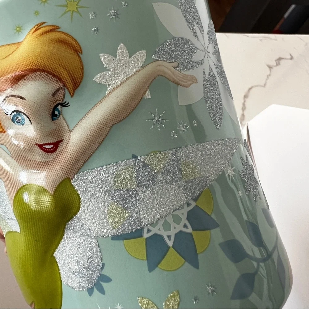 LIKE NEW Disney Tinkerbell Mug with Blue Interior - Picture 6 of 6
